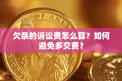 北京欠条的诉讼费怎么算？如何避免多交费？
