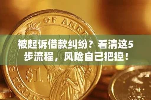 北京被起诉借款纠纷？看清这5步流程，风险自己把控！