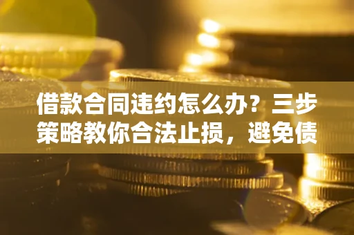北京借款合同违约怎么办？三步策略教你合法止损，避免债务危机升级